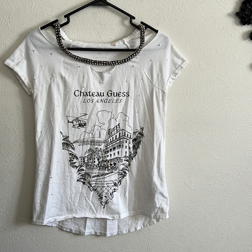 Distressed Guess Shirt